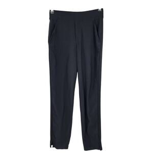 Athleta Women's Black Brookly Tapered Semi-Fitted Ankle Pants Size 0